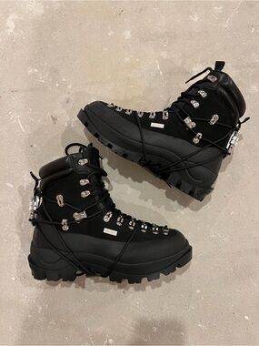 Heliot Emil Leather Hiking Boots - Fashion Utility Style Men’s